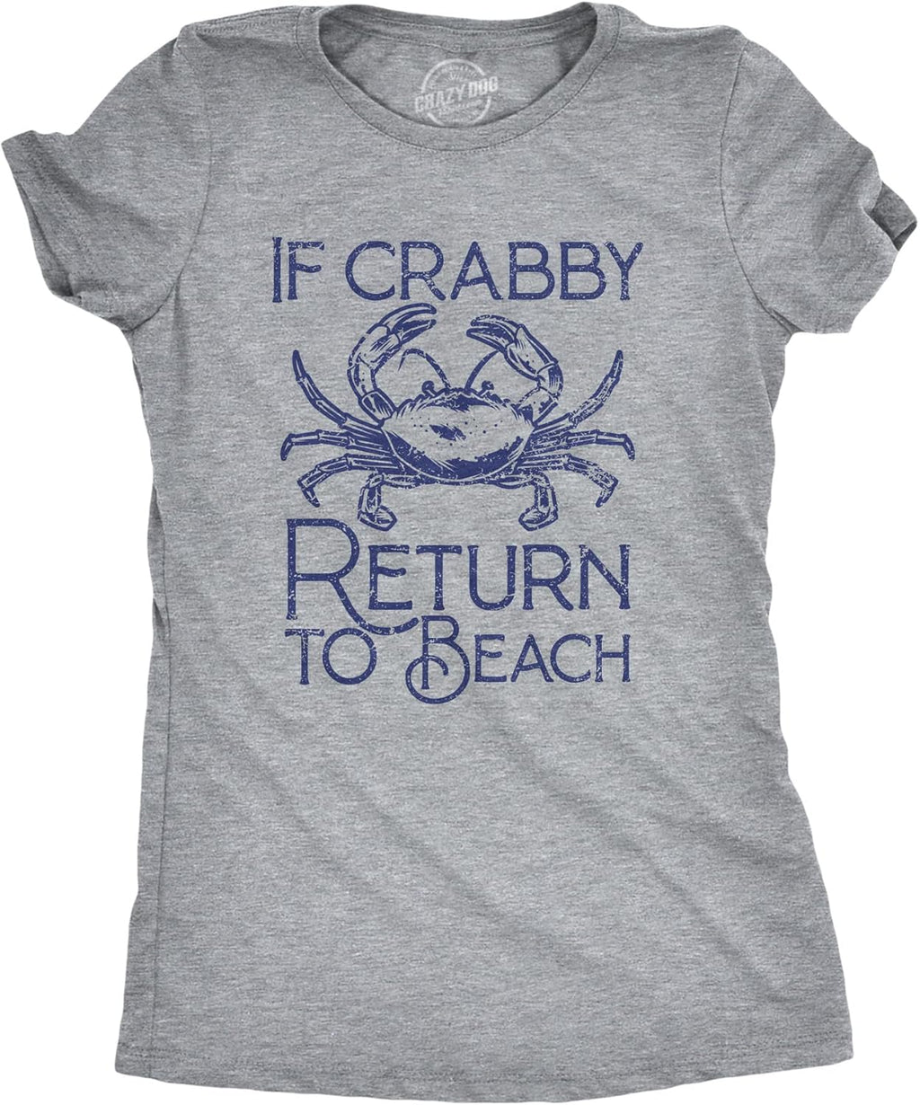 Womens Funny Beach Shirts Relaxing Ocean Tees for Women Cute Graphic Tees for Summer
