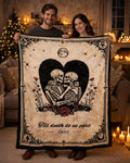 Noiclub Gifts for Wife Her Him,Anniversary Throw Blanket,Birthday Gifts for Boyfriend Girlfriend, Romantic I Love You,Engagement, Wedding Gift for Wife Husband Couple, 60"X50"