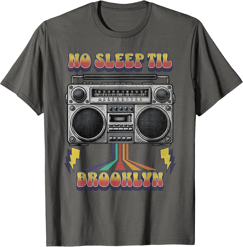 No Sleep Til Brooklyn Boombox Retro Vibes