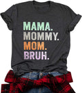 Mama Mommy Mom Shirt Women Mama Tshirt Mother'day Gift Shirts Funny Short Sleeve Tee Tops