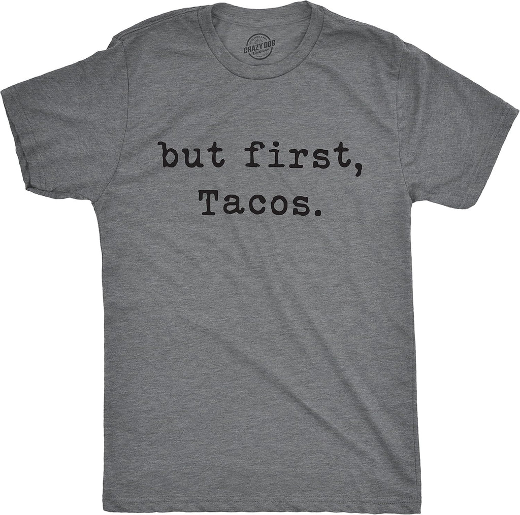 Crazy Dog Mens Sarcastic Humor T Shirts Funny Graphic Novelty Tees for Guys