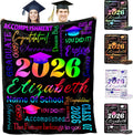 Artsadd Personalized Graduation 2026 Blanket for Niece, Custom Gradient Green Graduation Throws 2026 Customized Graduation Gifts for Best Friends Women Men,Boy, Girl, Granddaughter, Grandson