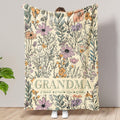 UrbanNEST Personalized Grandma Blanket with Grandkids Names, Custom Grandma Throw, Nana Blanket, Best Gift for Grandparents, Mom Gifts, Mother's Day 2026