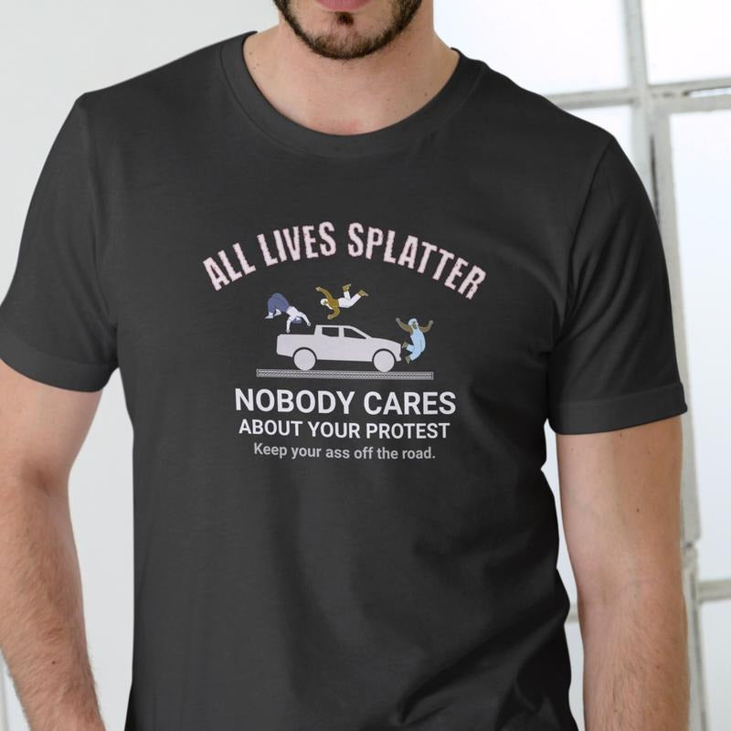 ALL LIVES PROTEST Cotton T-Shirts