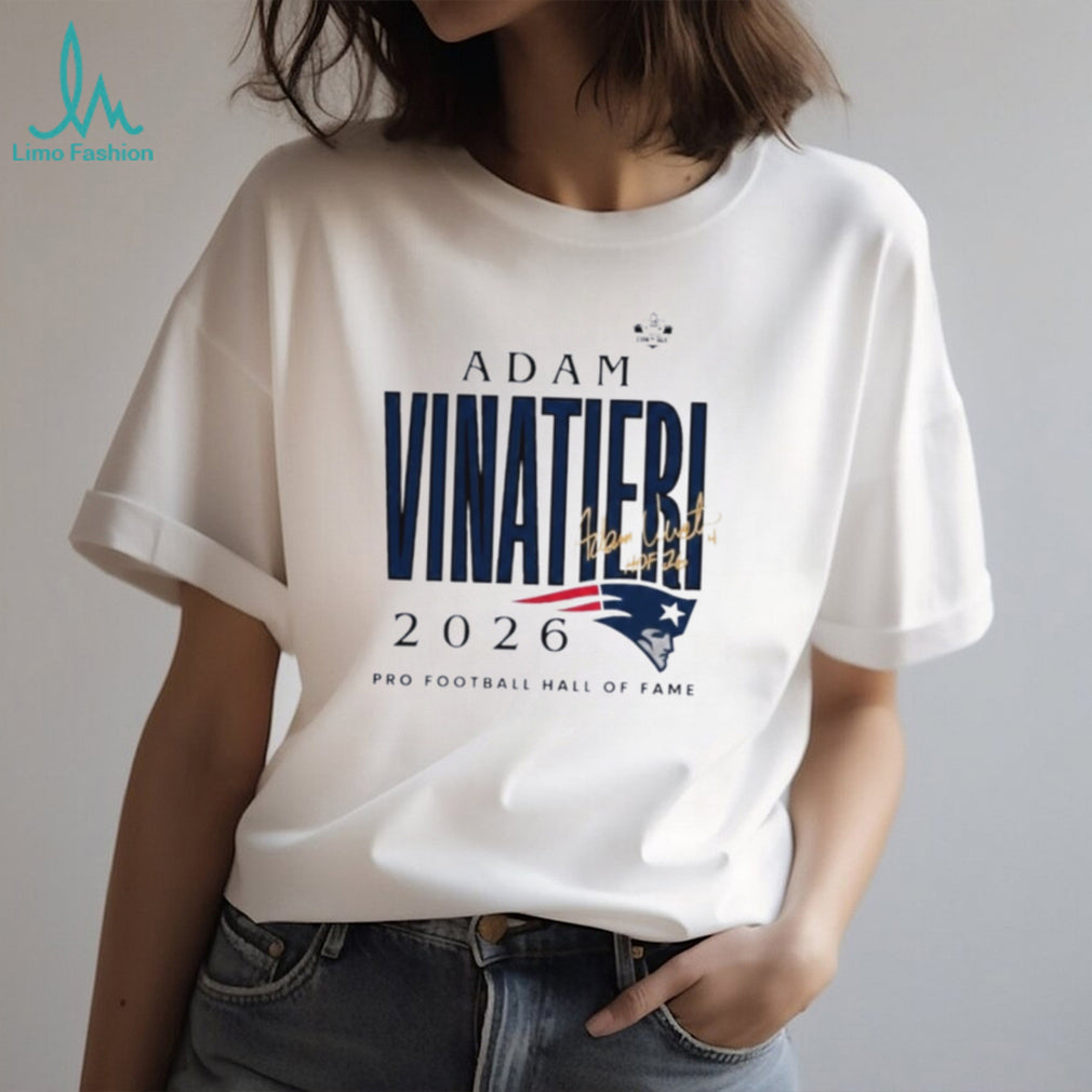 Adam Vinatieri Patriots Class Of 2026 Pro Football Hall Of Fame Logo shirt