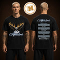 Aftershock Sacramento California 2026 Hot Wings Eagle Two Sided Unisex Black T Shirt