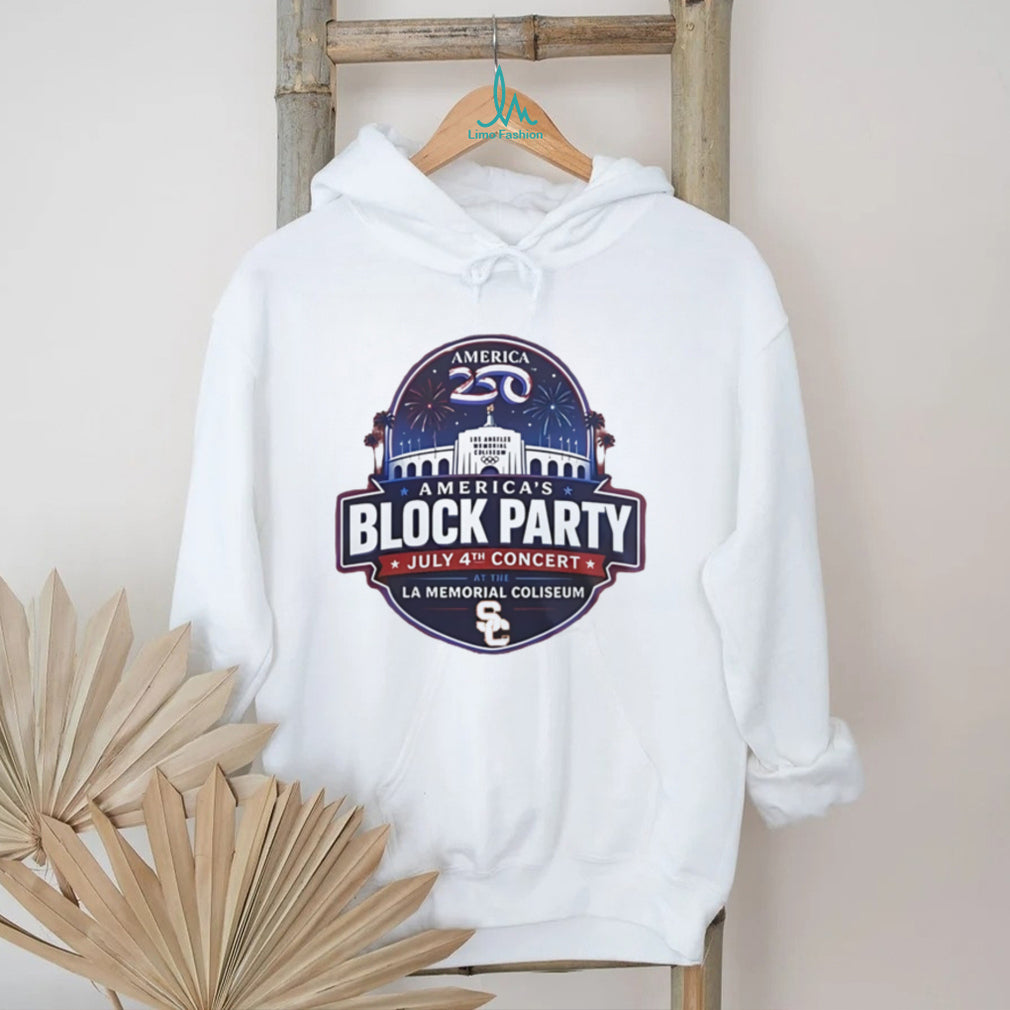 America’s 250th Anniversary July 4th Block Party concert at Los Angeles Memorial Coliseum shirt