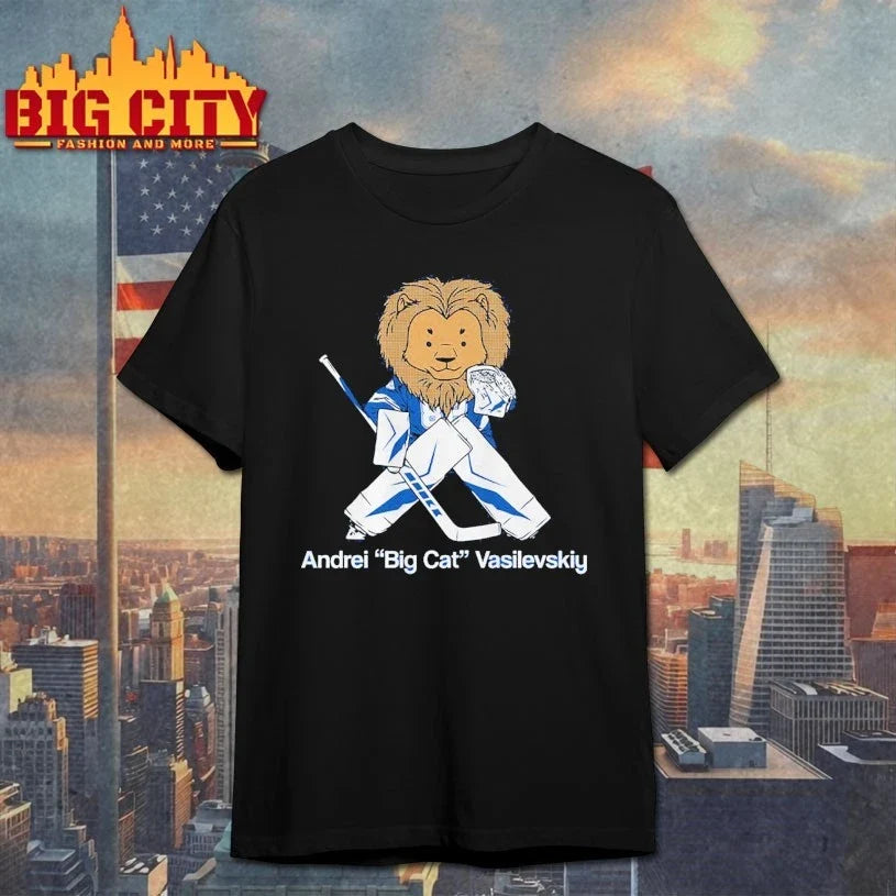Andrei Vasilevskiy Big Cat Guy t-shirt