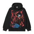 Another "Mikazaki Mei" Heavyweight Vintage Cotton Blend Classic Anime Menswear Tops Long Sleeve Oversize Black T-Shirts