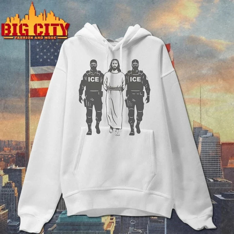 Anti-ICE Jesus Arrested t-shirt