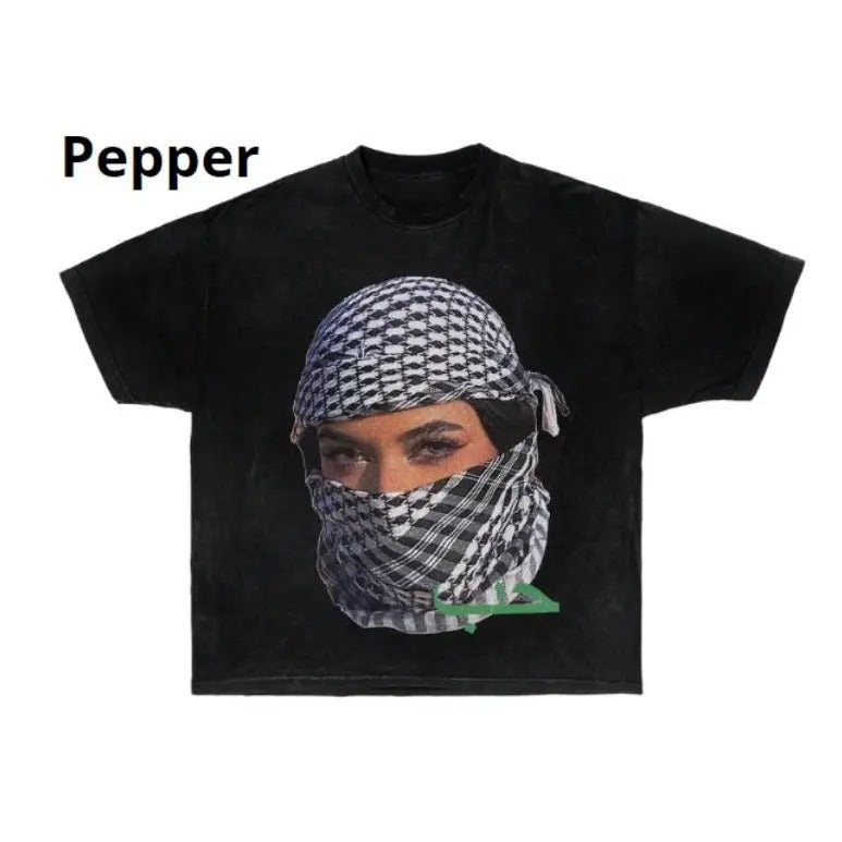 Arab V2 Cotton Crew Neck Size S 3XL Menswear Top Womenswear Top Underwear Streetwear Round Neck Tropical Casual T-Shirts
