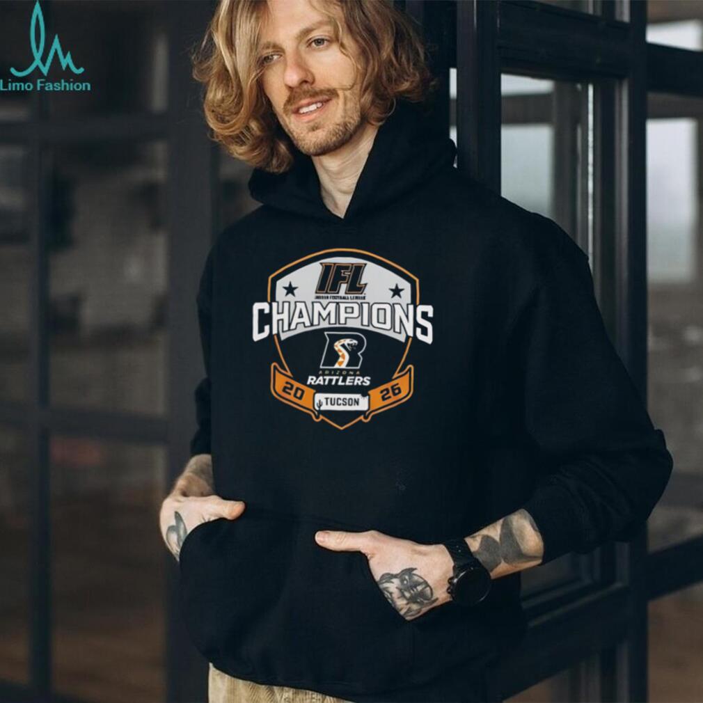 Arizona Ratlers 2026 IFL Western Conference Champions snake logo shirt