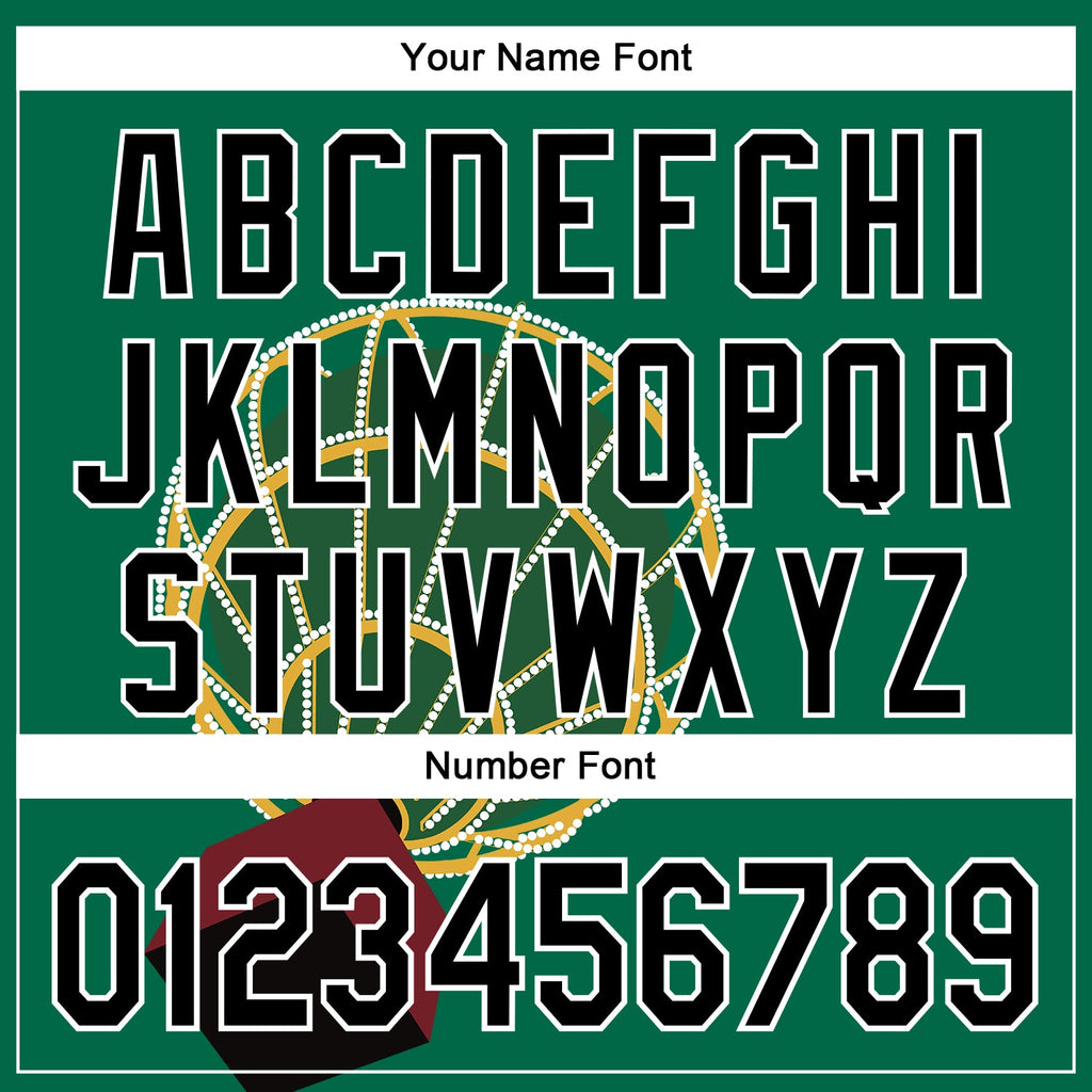 Custom Kelly Green Black-White 3D Nikita Fraser Mongolfier Authentic Baseball Jersey