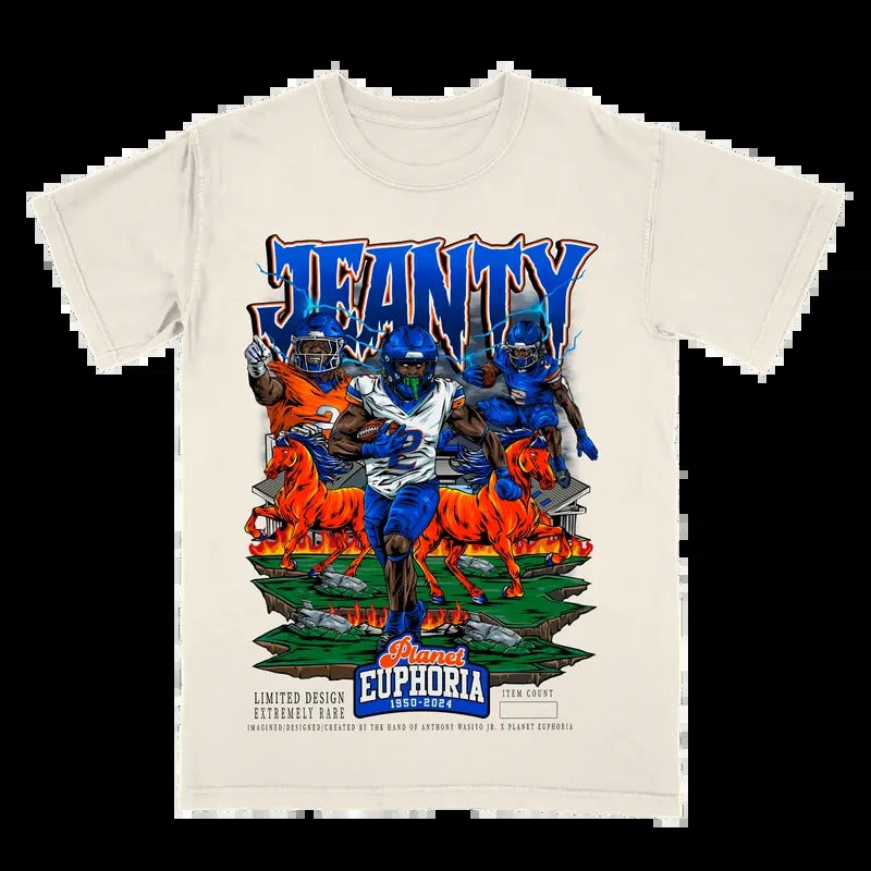 Ashton Jeanty Off White Soft Comfortable Shirt Menswear T-Shirts
