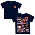 Auburn Tigers Impressions Artwork Relaxed Fit Auburn Tigers Short Sleeve Shirt T-Shirts