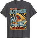 Get in Loser We're Doing God's Will Funny Jonah Whale Humor T-Shirt