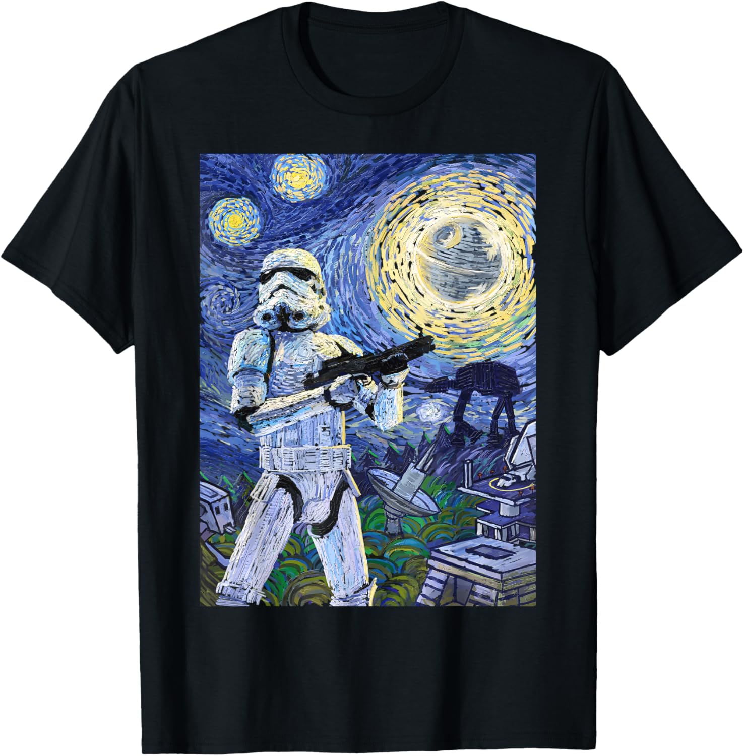 Stormtrooper Starry Night Graphic T-Shirt C1 T-Shirt