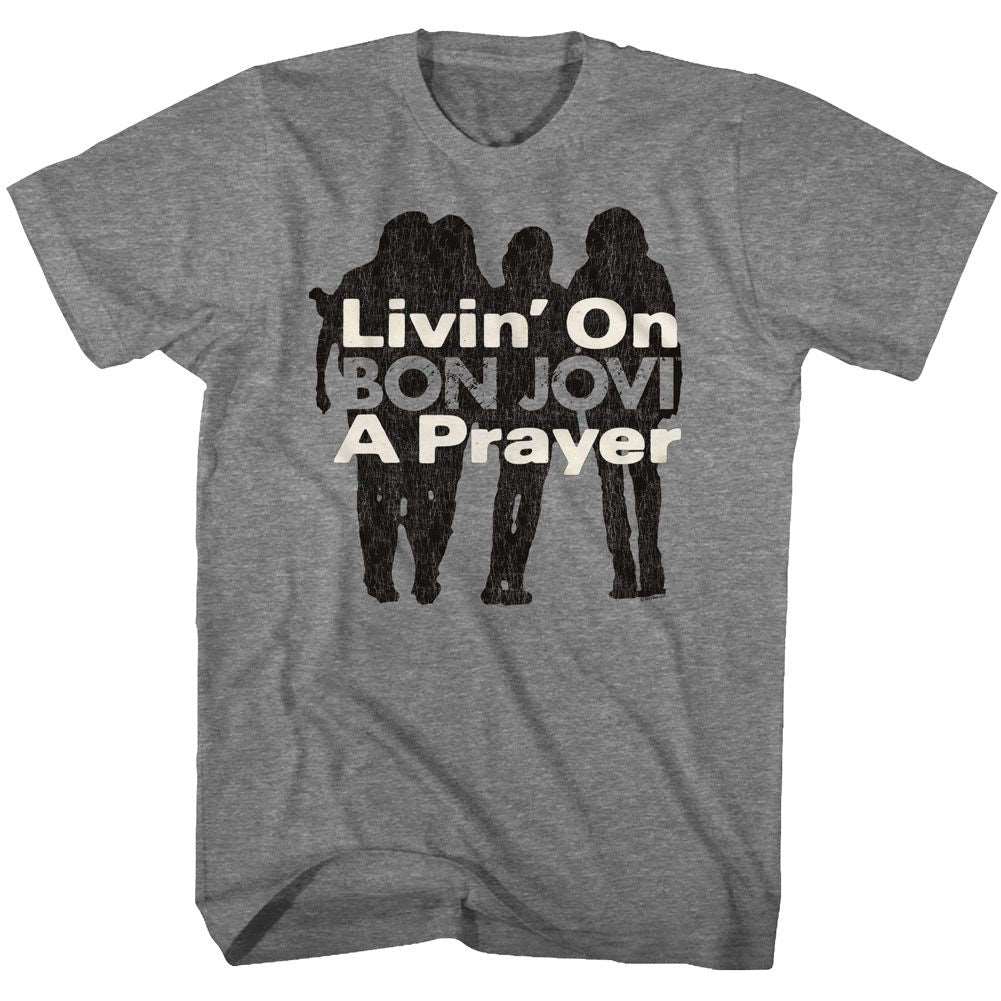 Bon Jovi Livin Prayer Official Heather Unisex T-shirt, Sweatshirt, Hoodie (1)