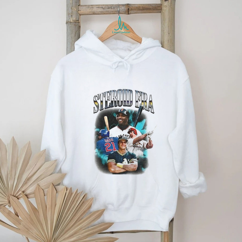 Barry Bonds Sammy Sosa Mark McGwire Jose Canseco Steroid Era baseball players shirt