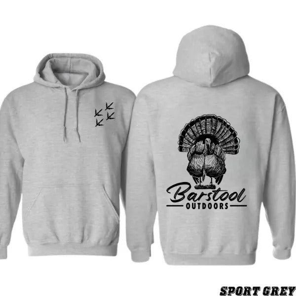 Barstool Outdoors Turkey Hunting Season 2 Sided Barstool Outdoors Hunting Season T-Shirts