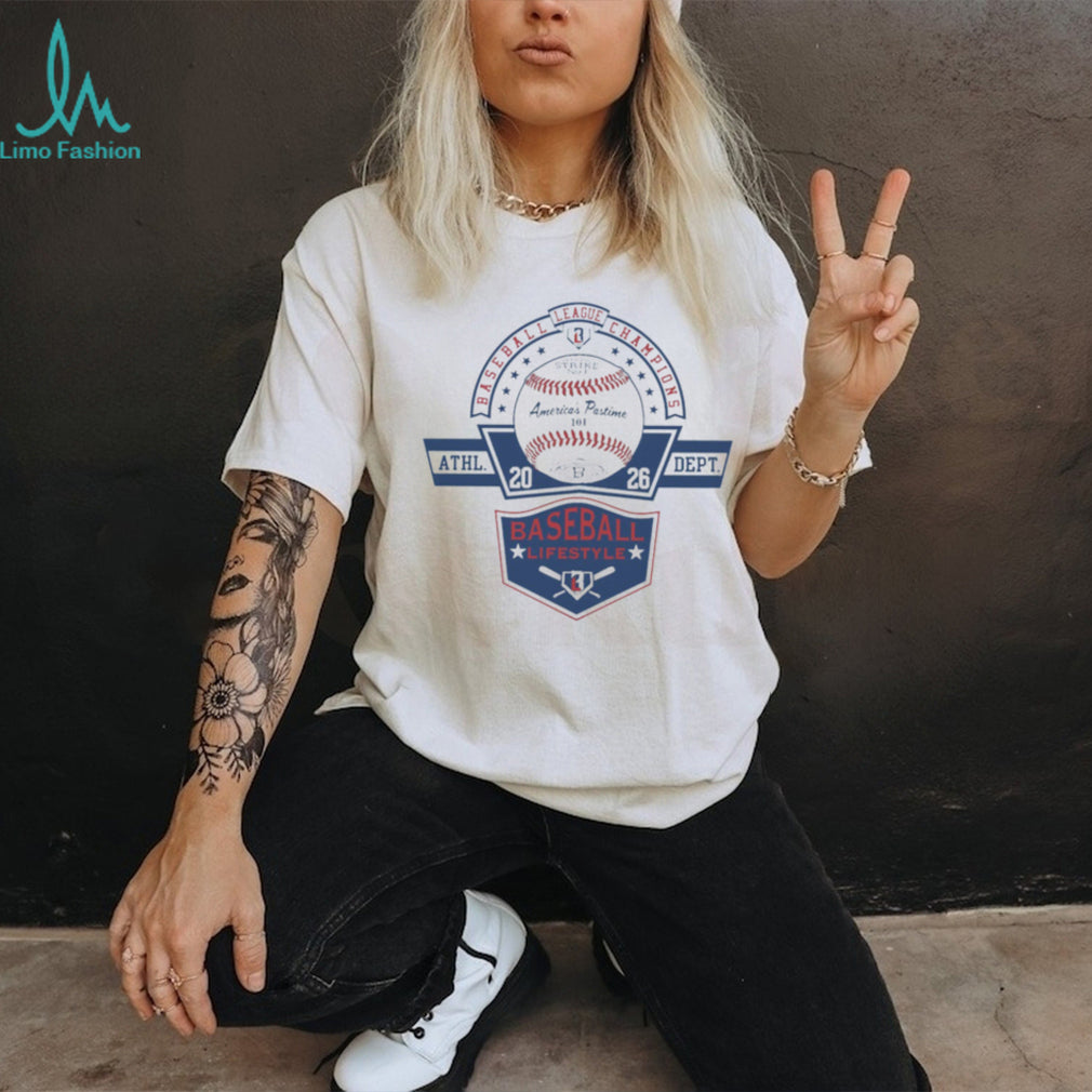 Baseball Lifestyle 101 League Champions America’s Pastime shirt