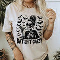 Bat Shit Crazy Halloween Shirt. Casual Everyday Softstyle Halloween T-Shirts