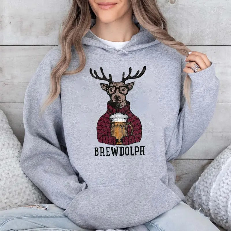 Beer Lovers Casual Street Fleece Hooded Tops Perfect T-Shirts