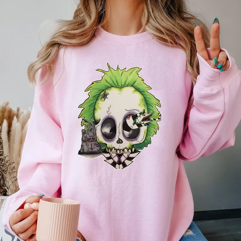 BeetleJuice Shirt Halloween Spooky Season Halloween Shirt Retro Halloween T-Shirts