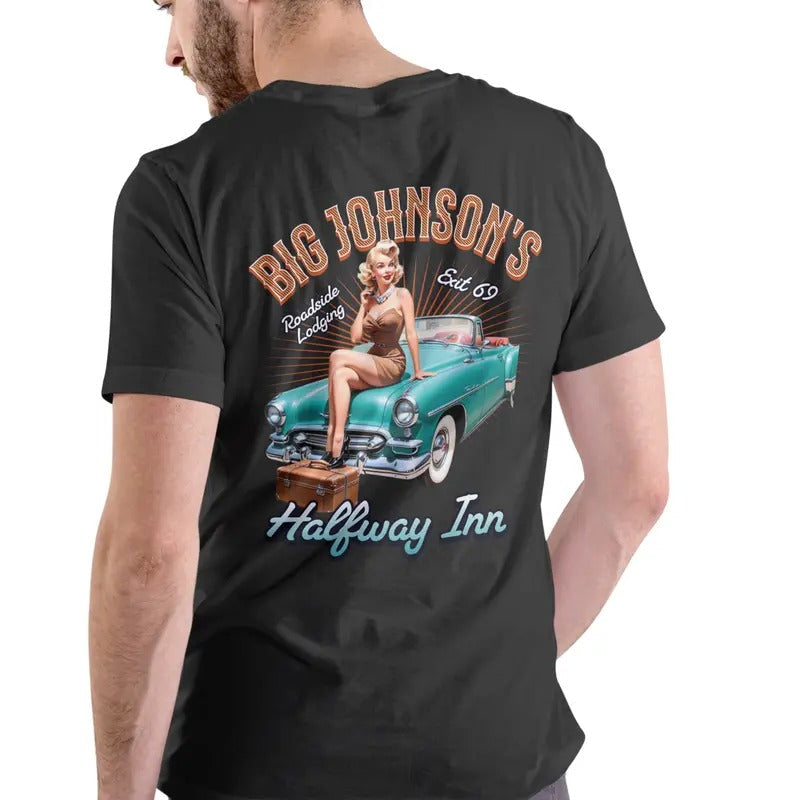 Big Johnson'S Halfway Inn Short Sleeve Casual Menswear T-Shirts
