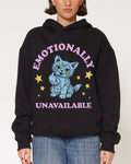 Emotionally Unavailable Cat Hoodie