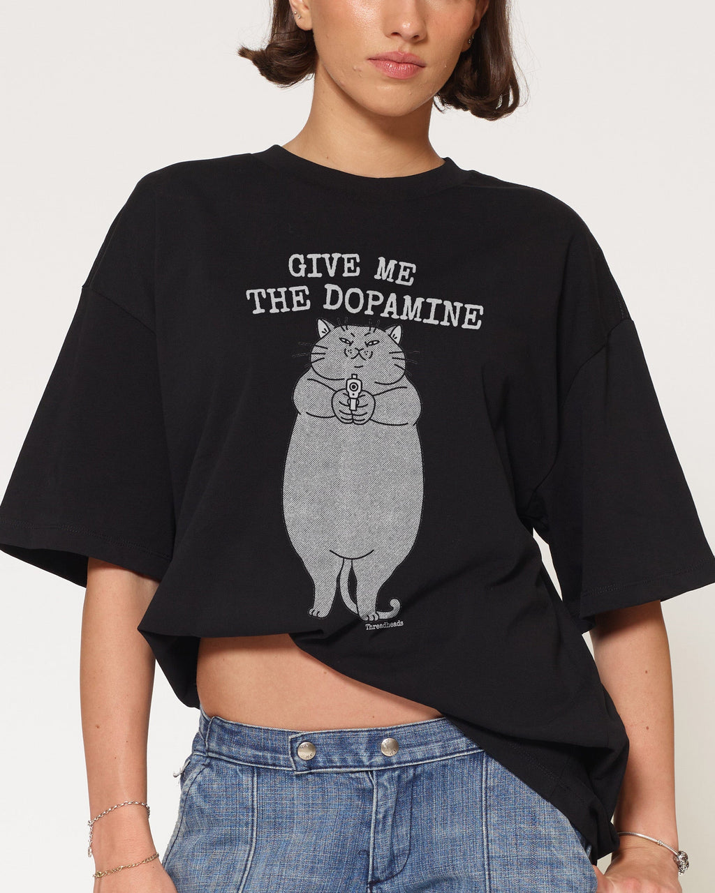 Give Me The Dopamine Oversized Tee