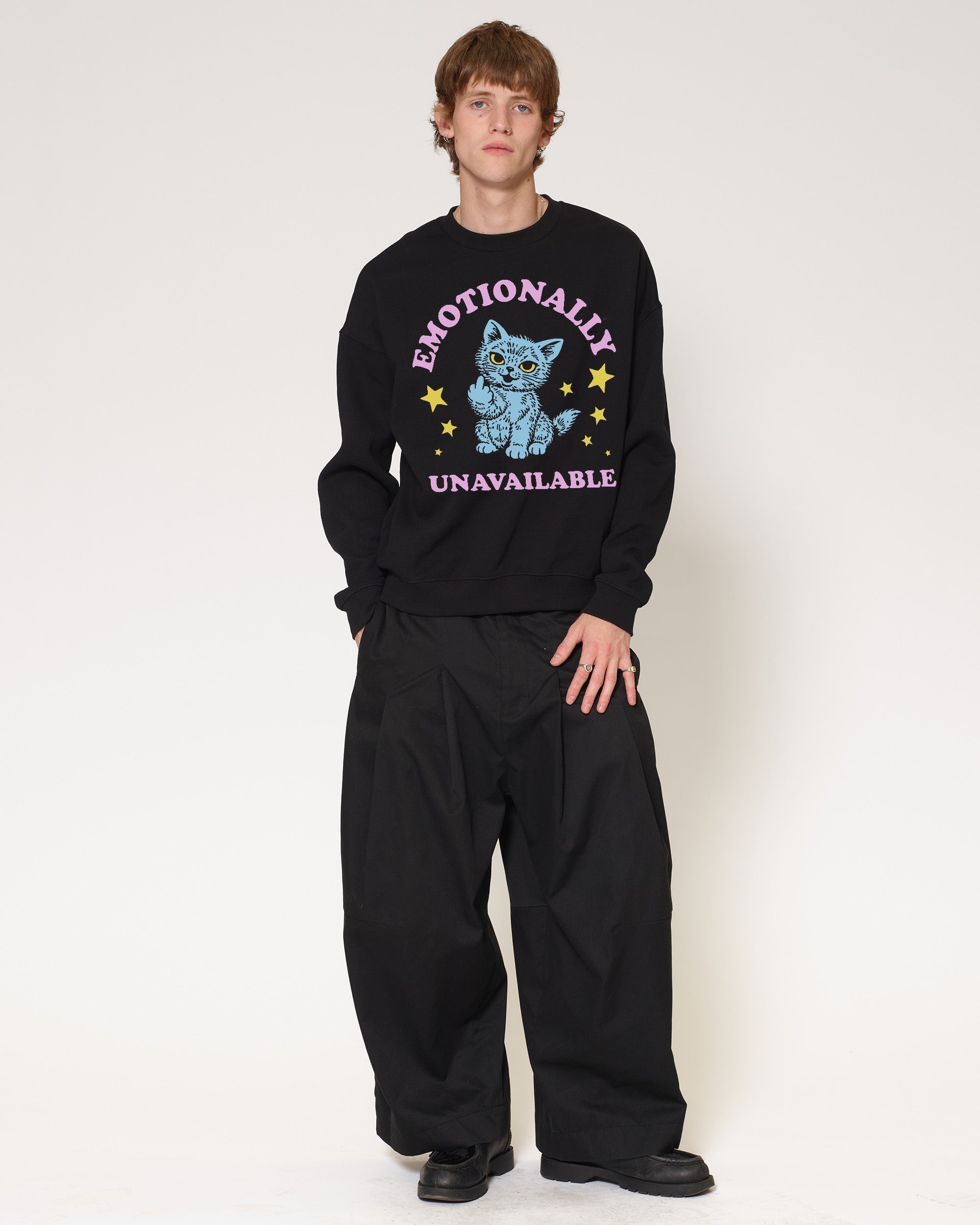 Emotionally Unavailable Cat Sweatshirt