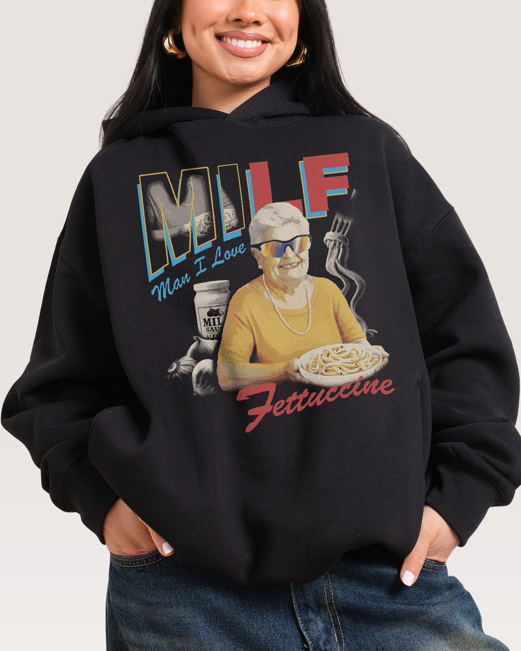 Man I Love Fettuccine Hoodie