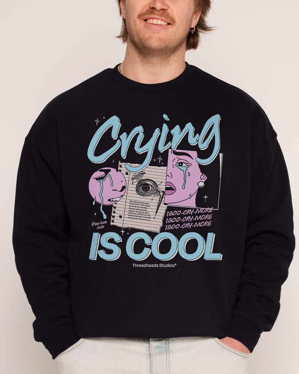 Crying is Cool Sweatshirt