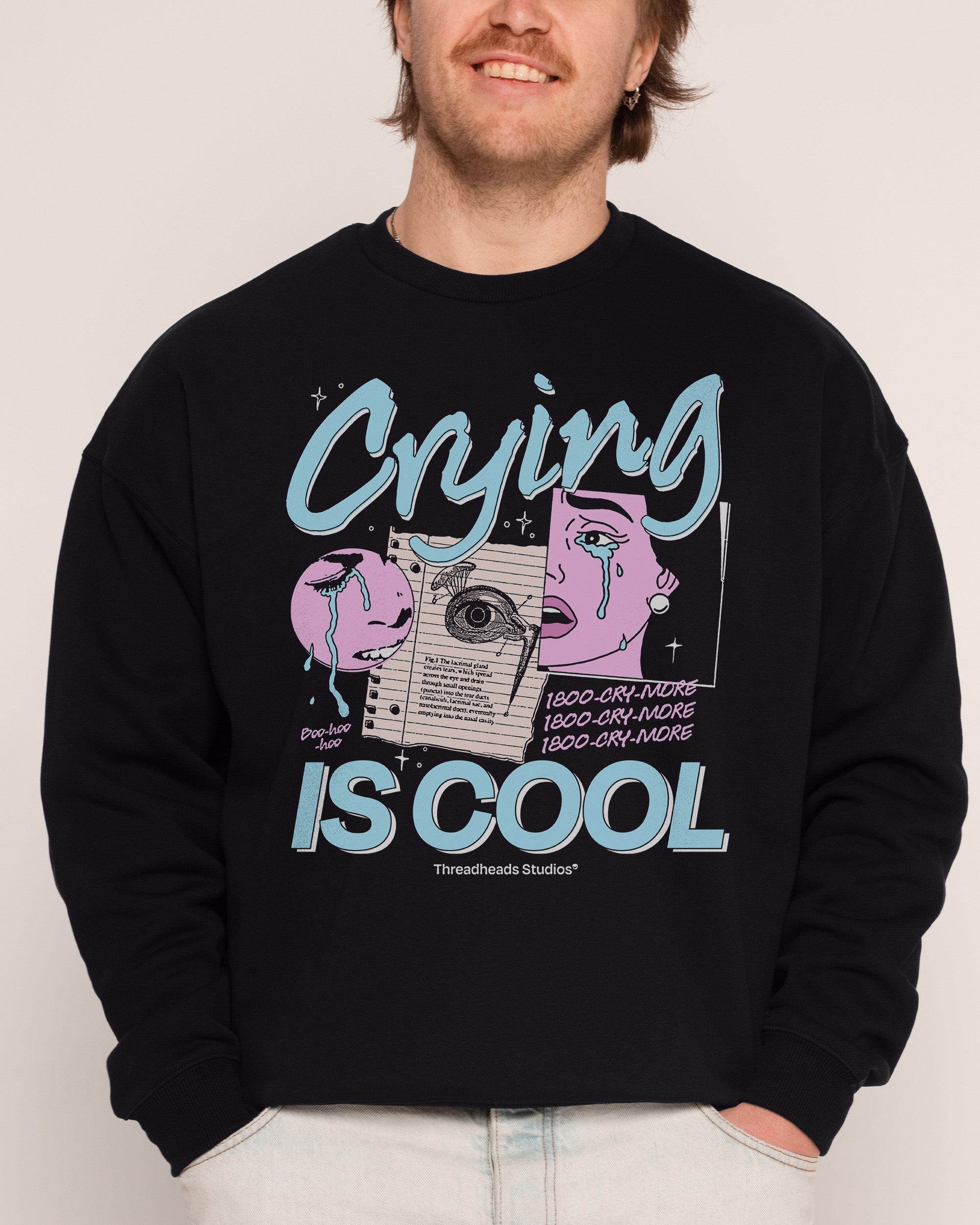 Crying is Cool Sweatshirt