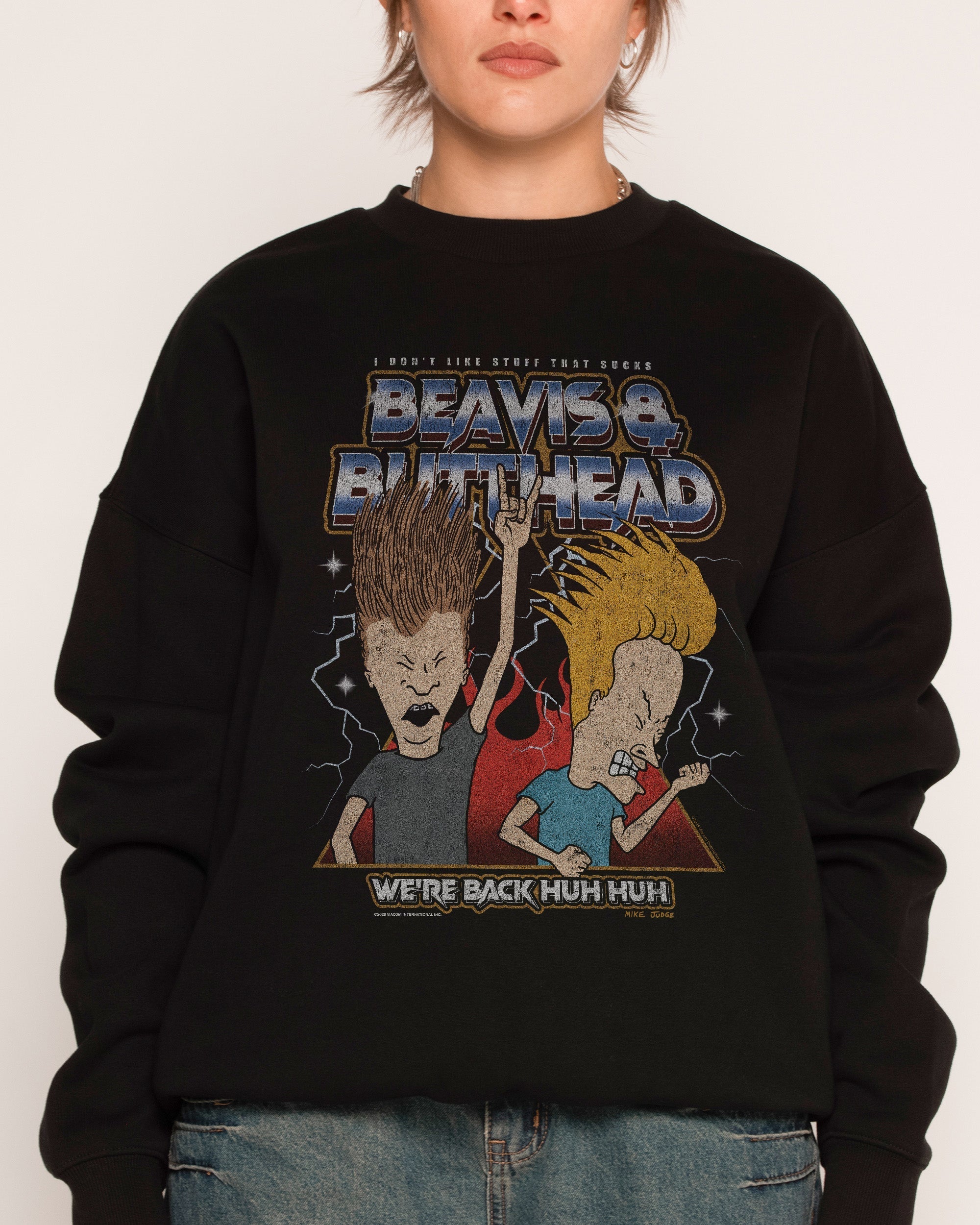 Heh Heh Metalheads Sweatshirt
