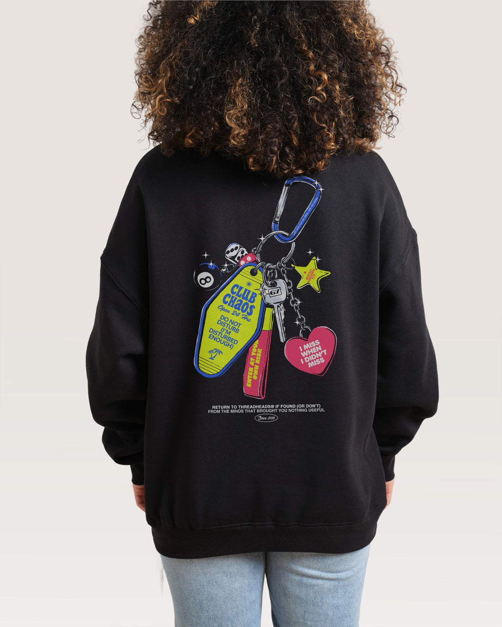 Club Chaos Key Chain Sweatshirt