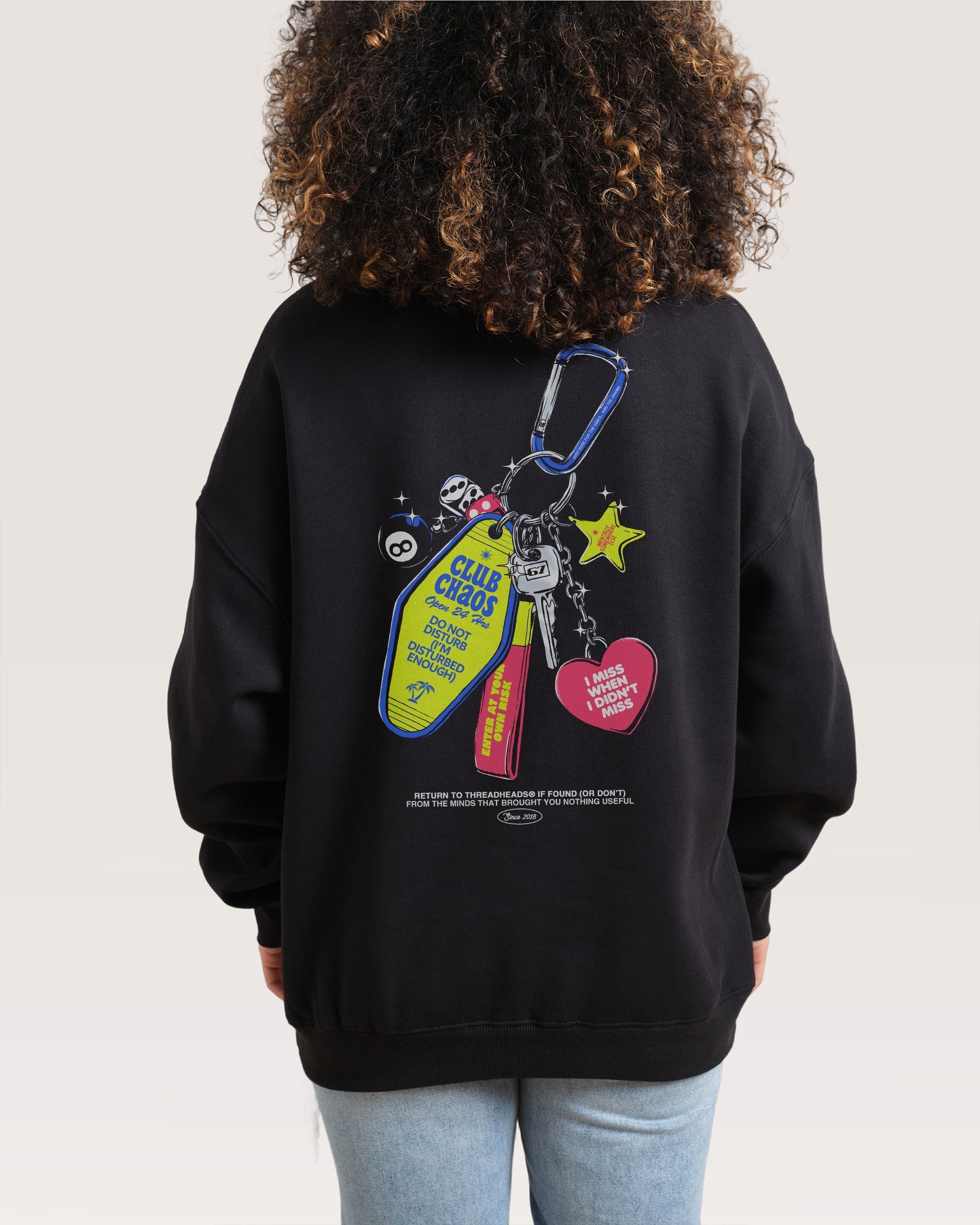 Club Chaos Key Chain Sweatshirt