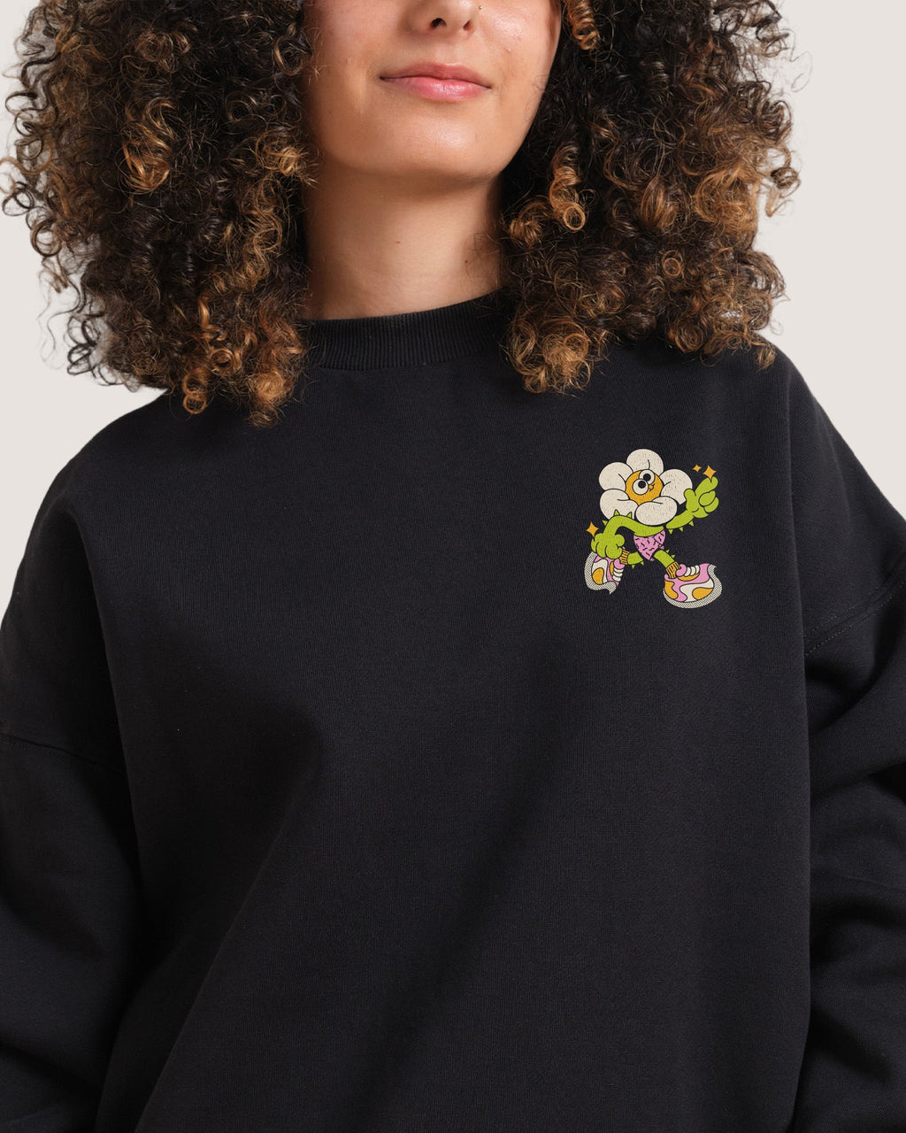 Among the Daisies Front and Back Sweatshirt