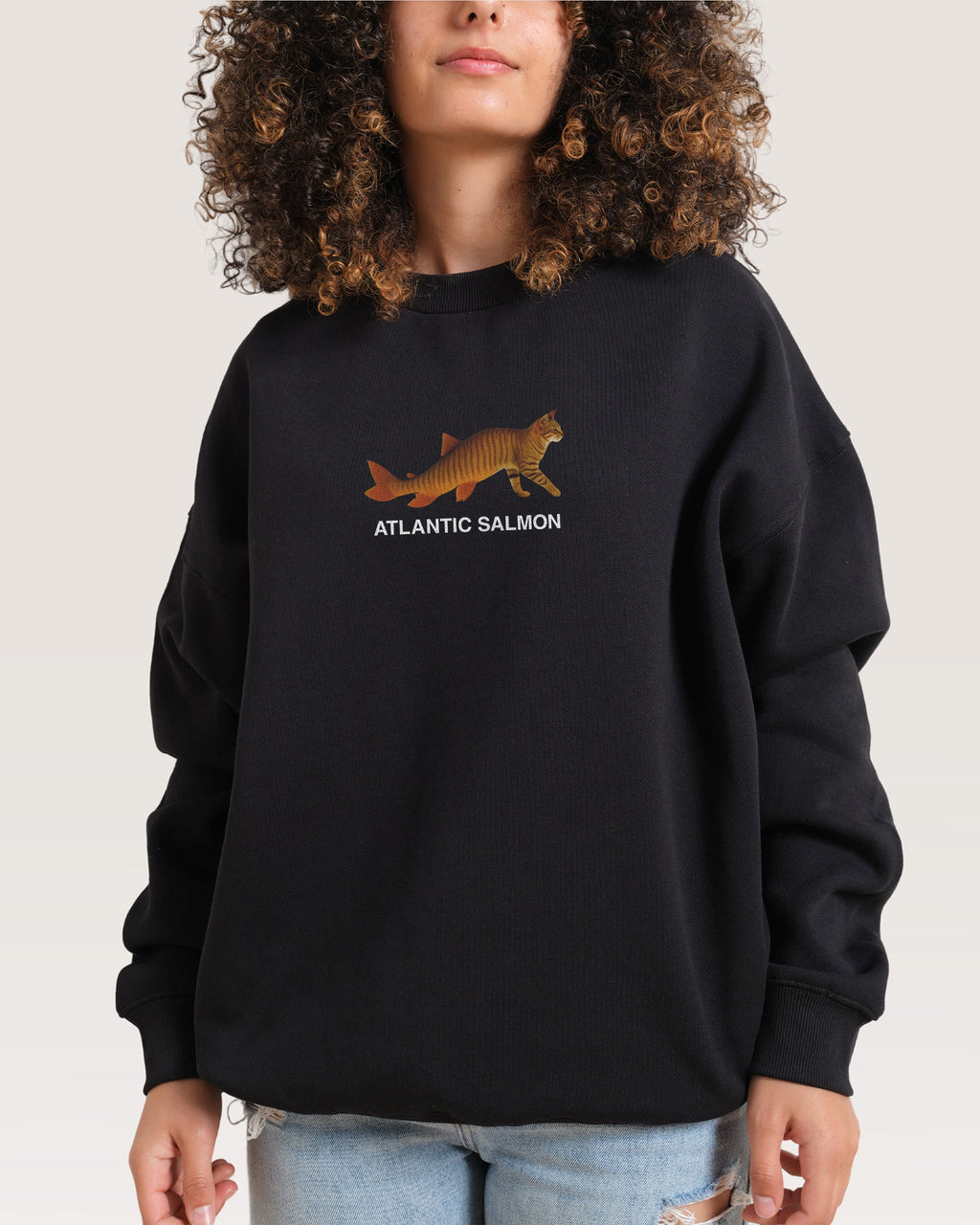 Ate Too Much Salmon Sweatshirt