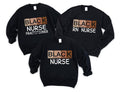 Black Nurse Crew Personalized Nurse Black History Month Nursing Student African American Nurse Nurse Appreciation T-Shirts