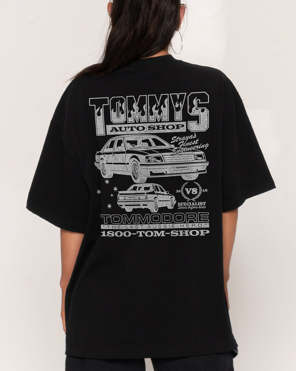 Tommy's Auto Shop Oversized Tee