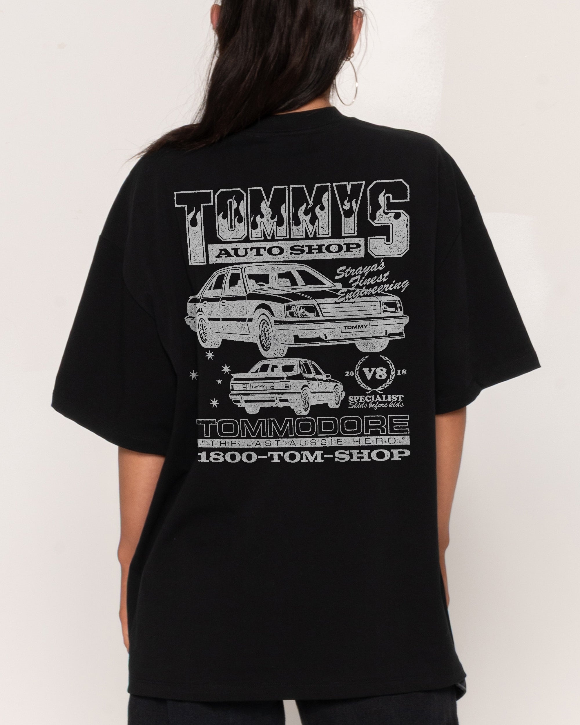 Tommy's Auto Shop Oversized Tee