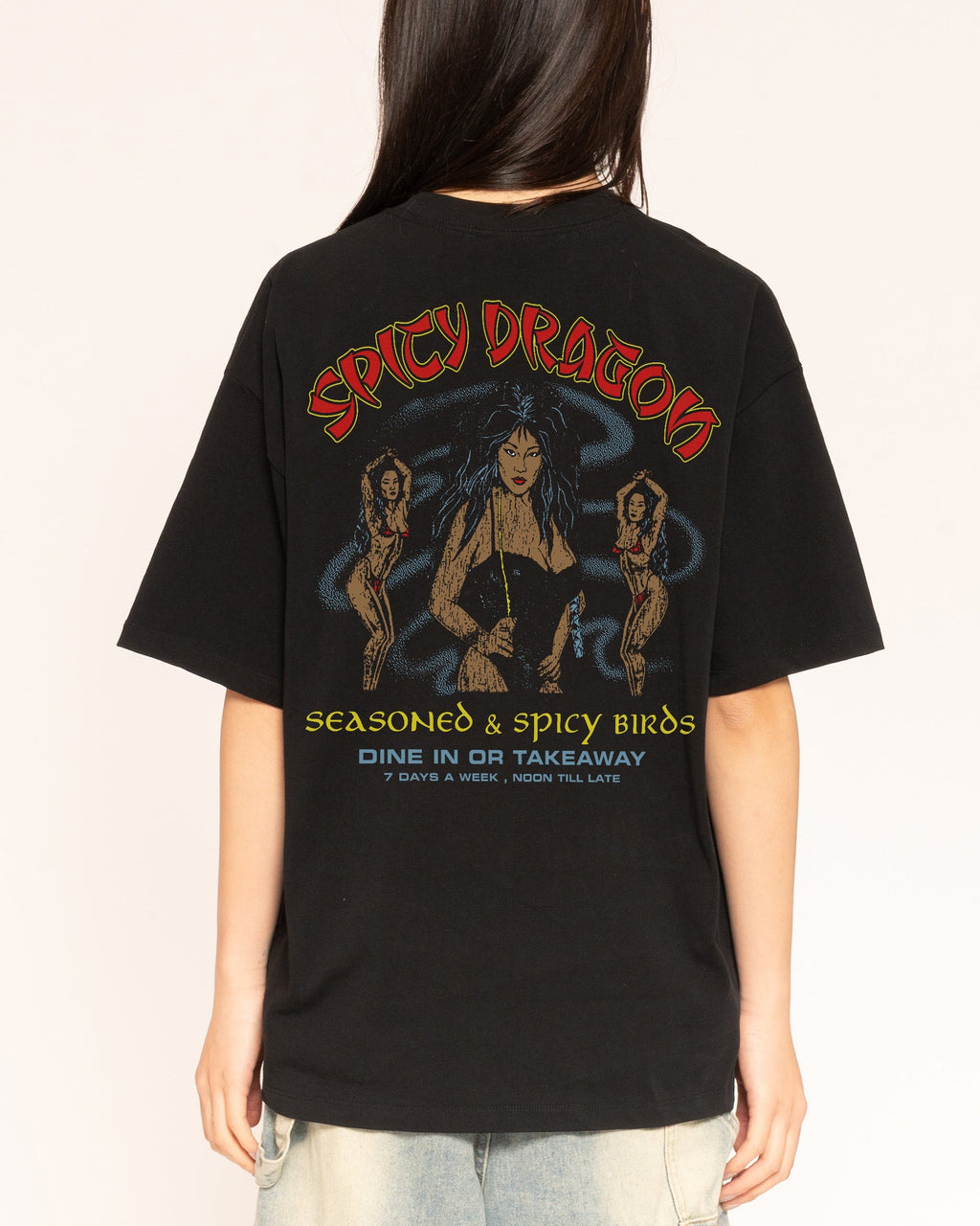 Spicy Dragon Oversized Tee
