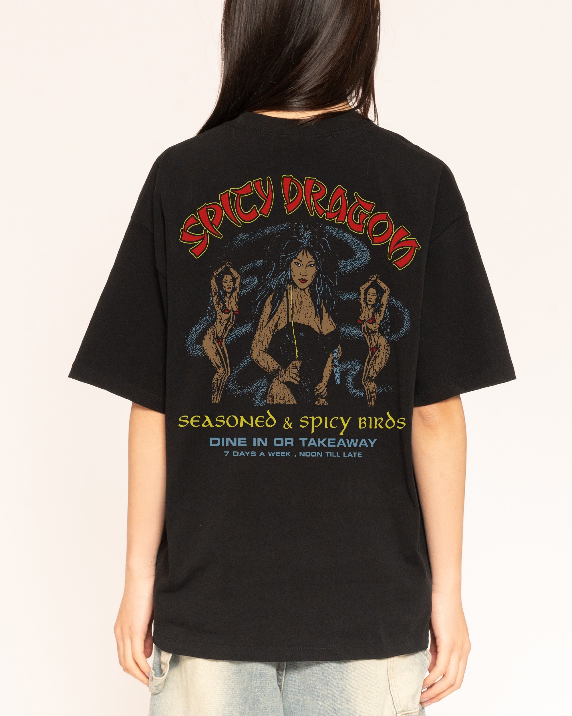 Spicy Dragon Oversized Tee