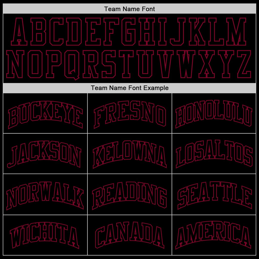 Custom Black Black-Maroon Authentic Throwback Basketball Jersey