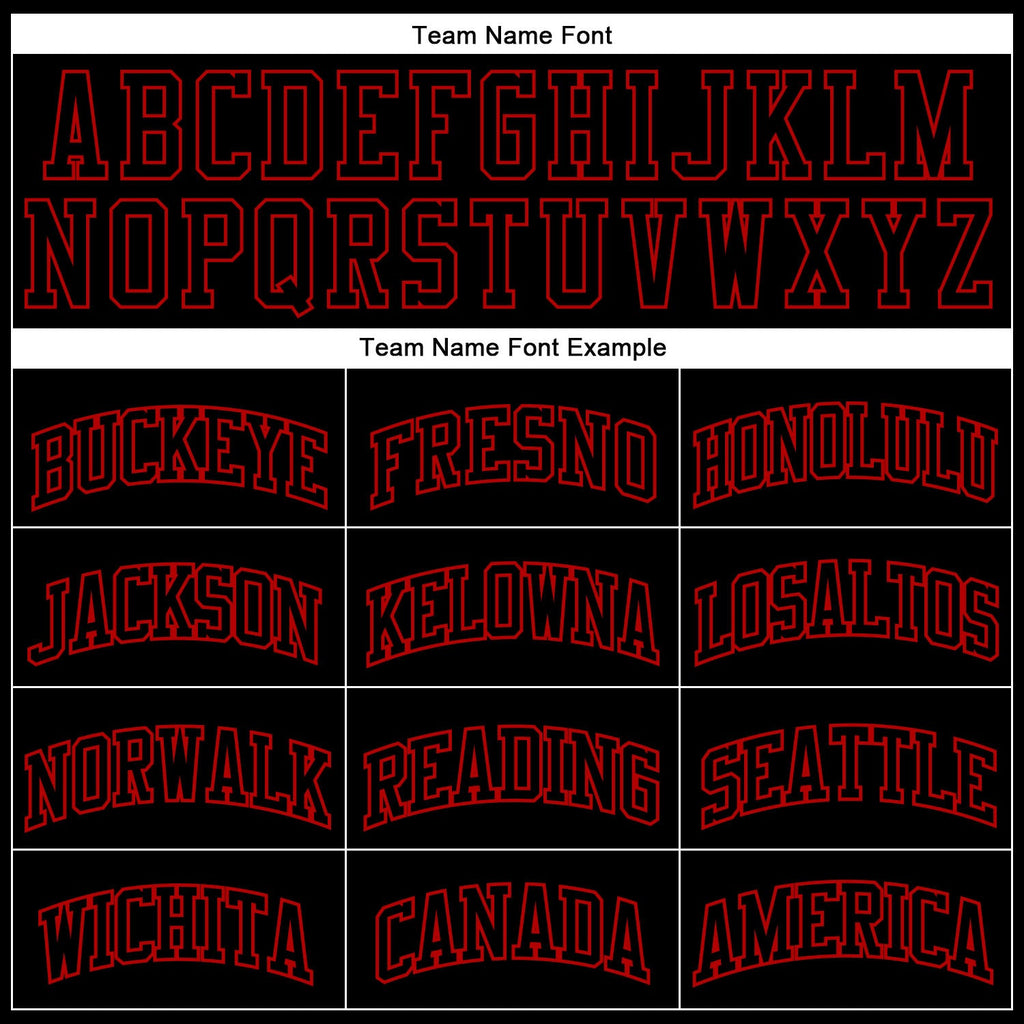 Custom Black Red Pinstripe Black-Red Authentic Basketball Jersey