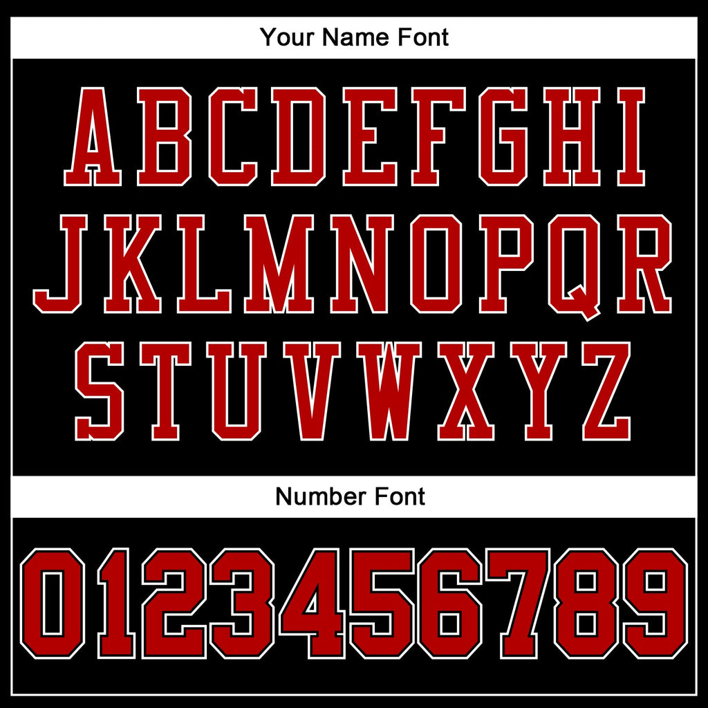 Custom Black Red Pinstripe White Authentic Basketball Jersey