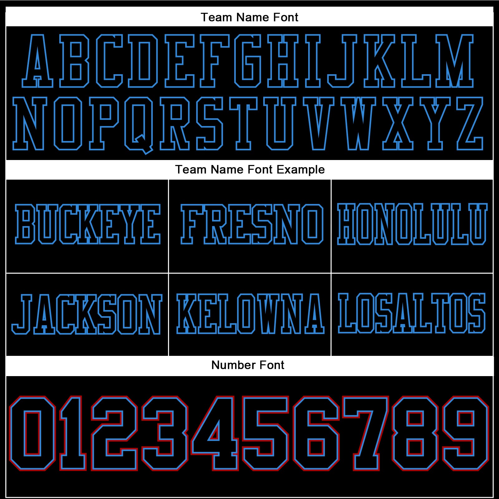 Custom Black Powder Blue-Red Authentic Football Jersey