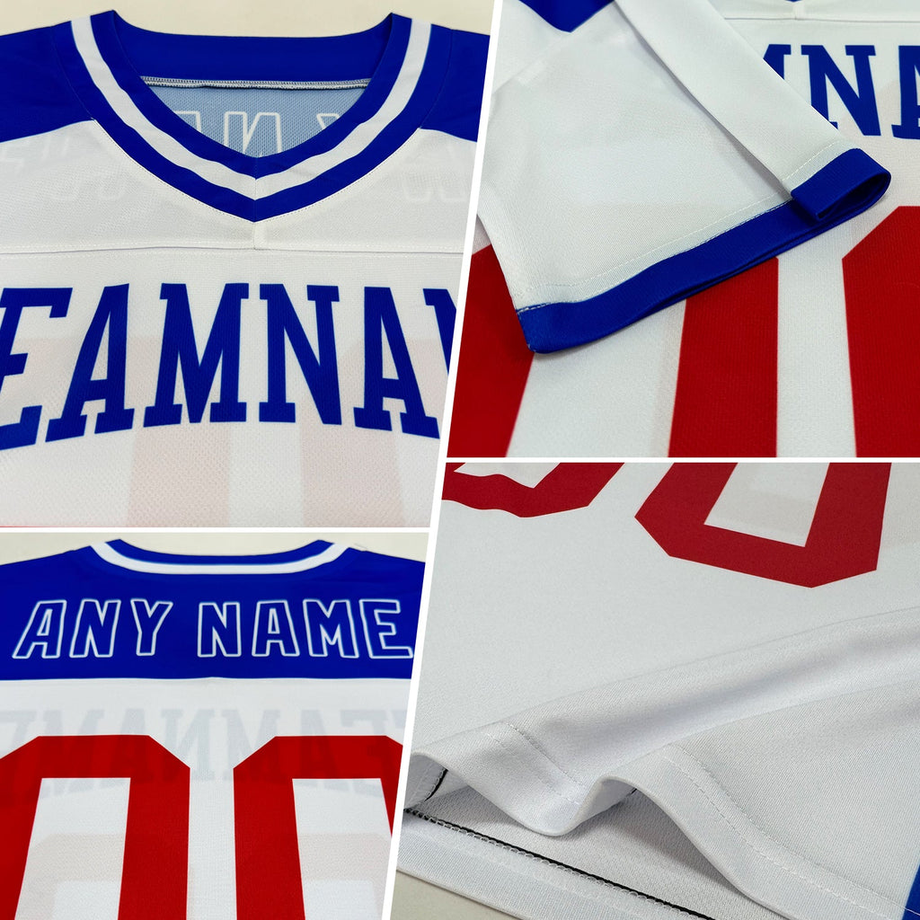 Custom Black Red-Kelly Green Authentic Football Jersey